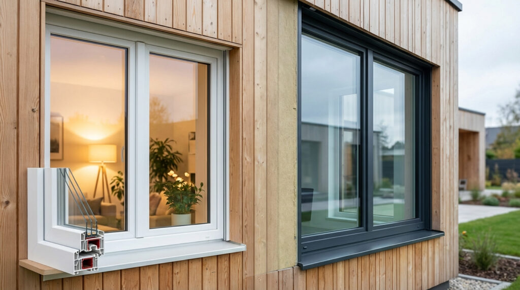 Comparativa de aislamiento térmico entre ventanas de PVC y aluminio
